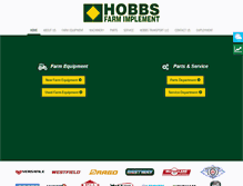 Tablet Screenshot of hobbsimplement.net